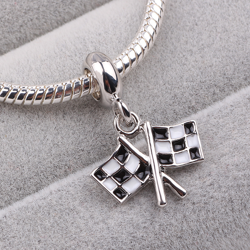Pandora S925 Charm Finish Line Dangle