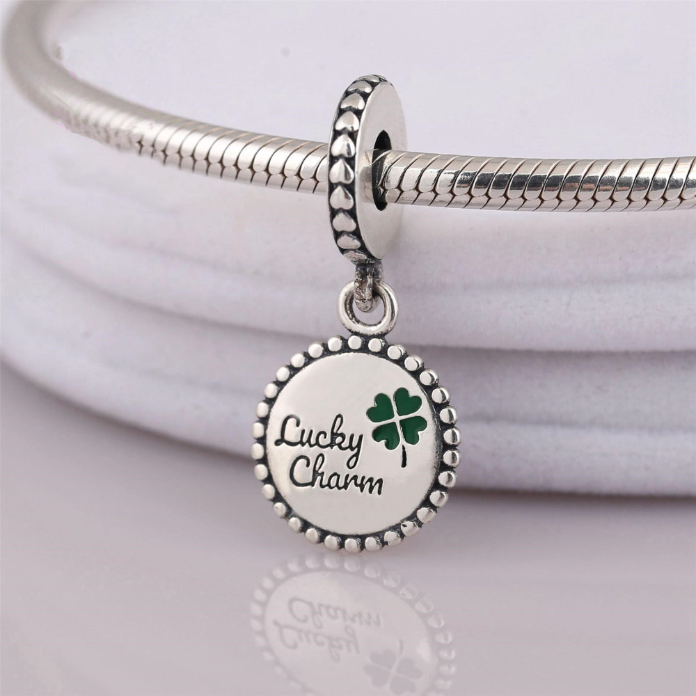 Pandora S925 Lucky Dangle Charm Mixed Enamel
