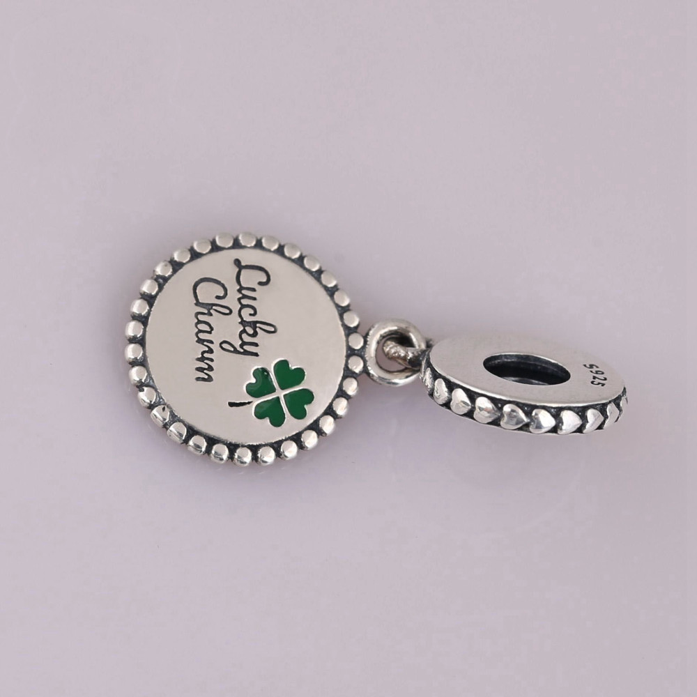Pandora S925 Lucky Dangle Charm Mixed Enamel