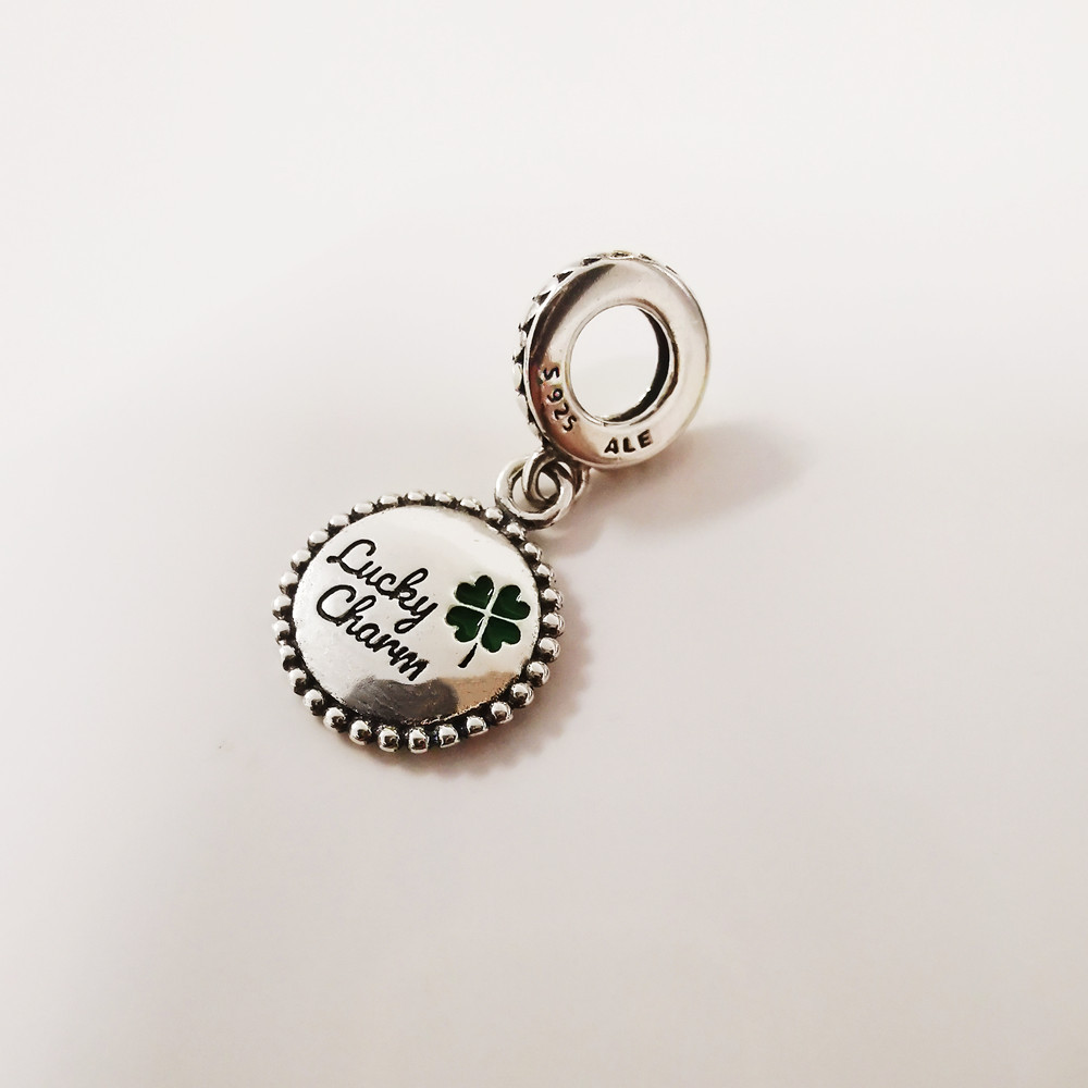 Pandora S925 Lucky Dangle Charm Mixed Enamel
