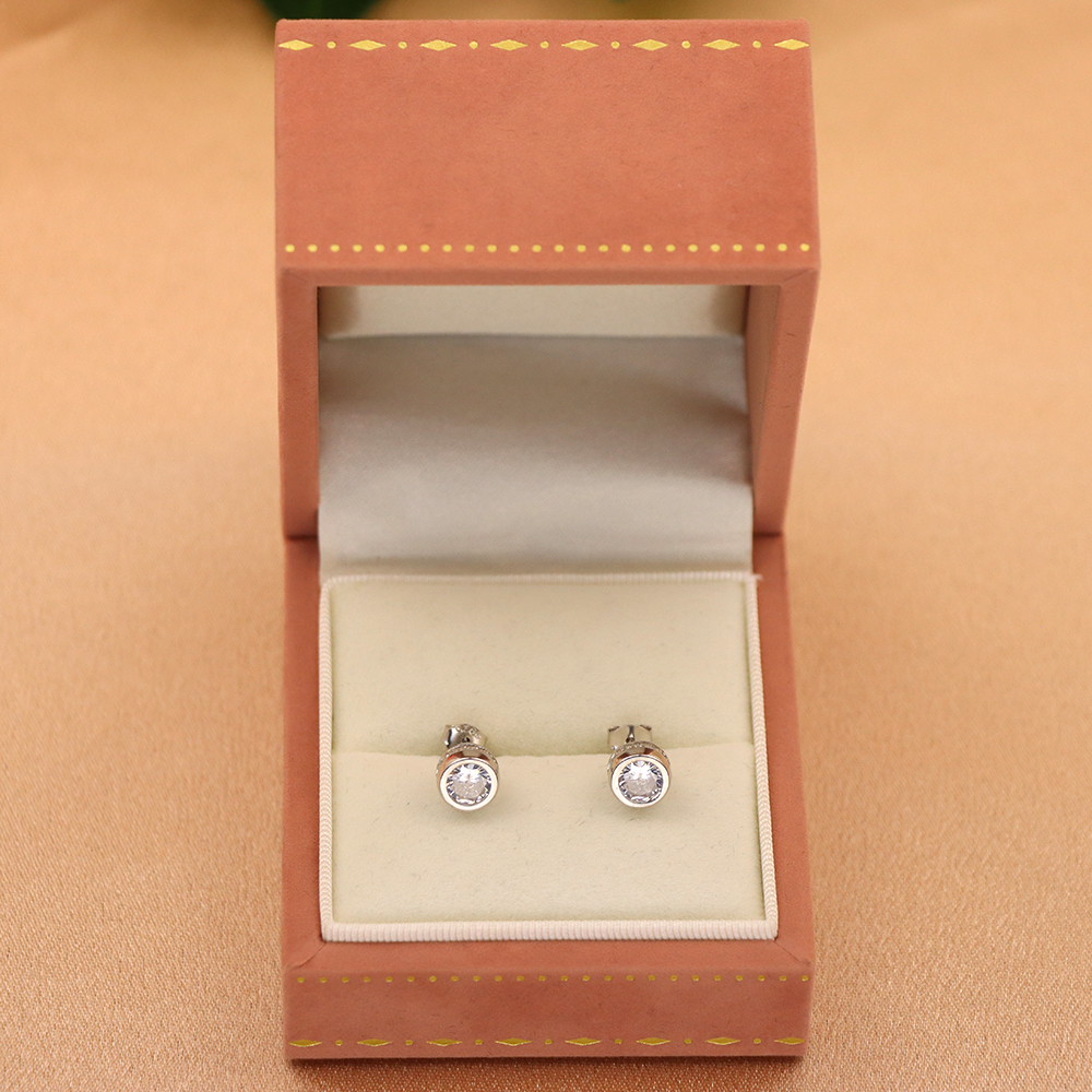 S925 Sterling Silver Bubble Stud Earrings for Women