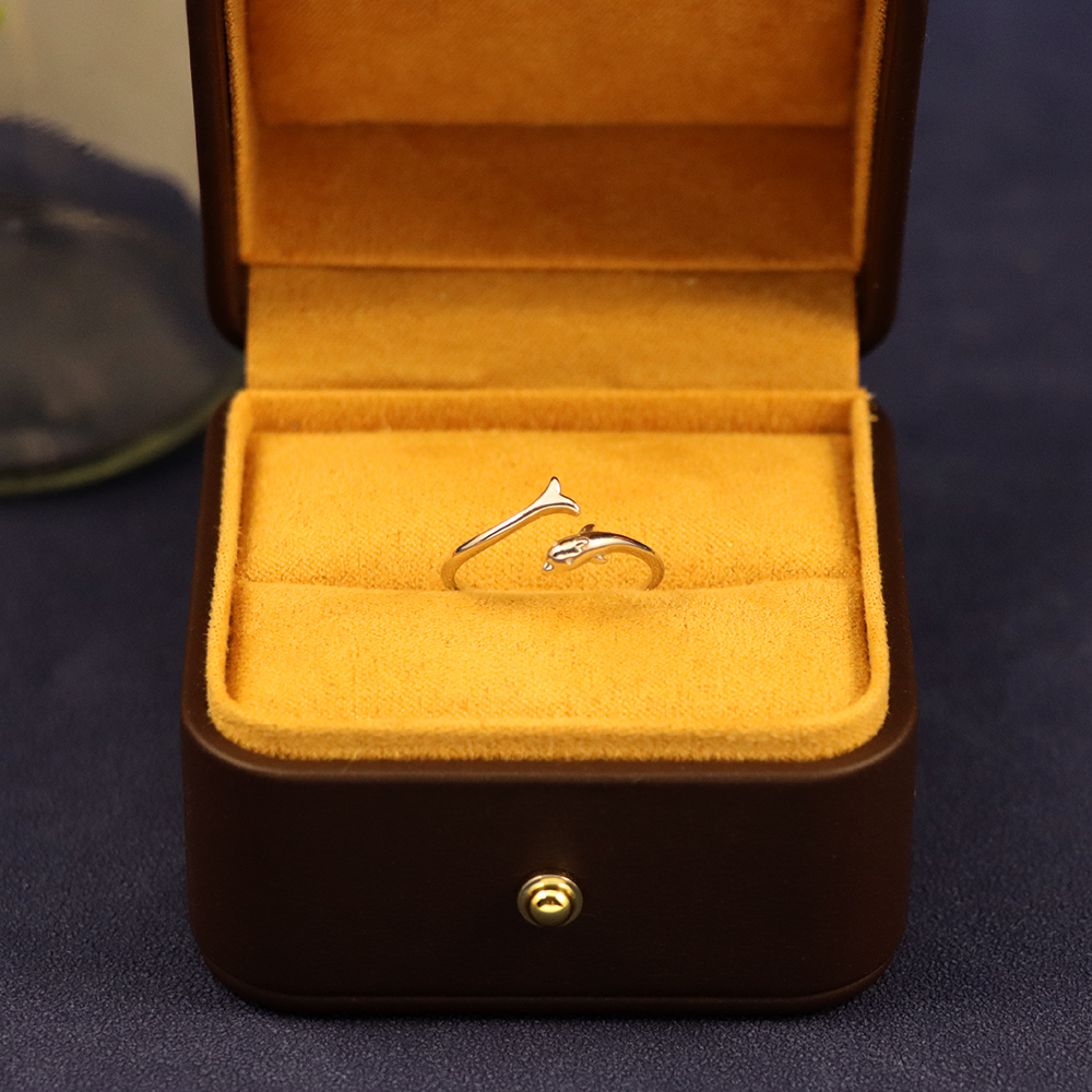 Solid 925 Sterling Silver Toe Midi Ring Dolphin New
