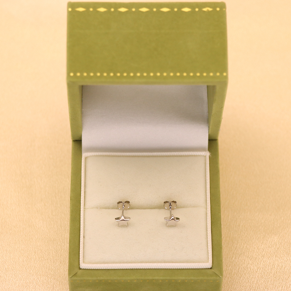 S925 Sterling Silver Star Stud Earrings for Women - Minimalist Cute Star Earrings