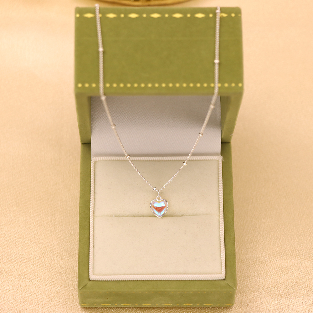 S925 sterling silver set with small cute animal necklace