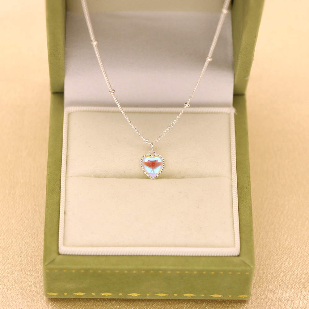 S925 sterling silver set with small cute animal necklace