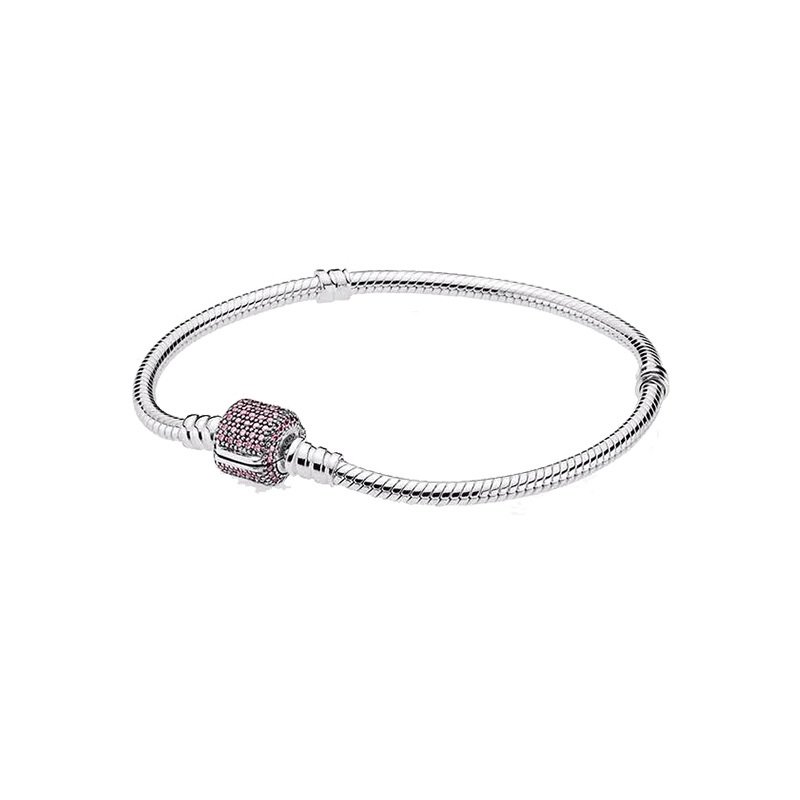 Pandora S925 Bracelet Signature Clasp Fancy Purple