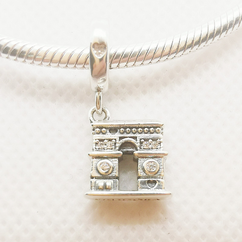 Pandora Charm Sterling Silver ALE S925 NOTRE DAME DANGLE