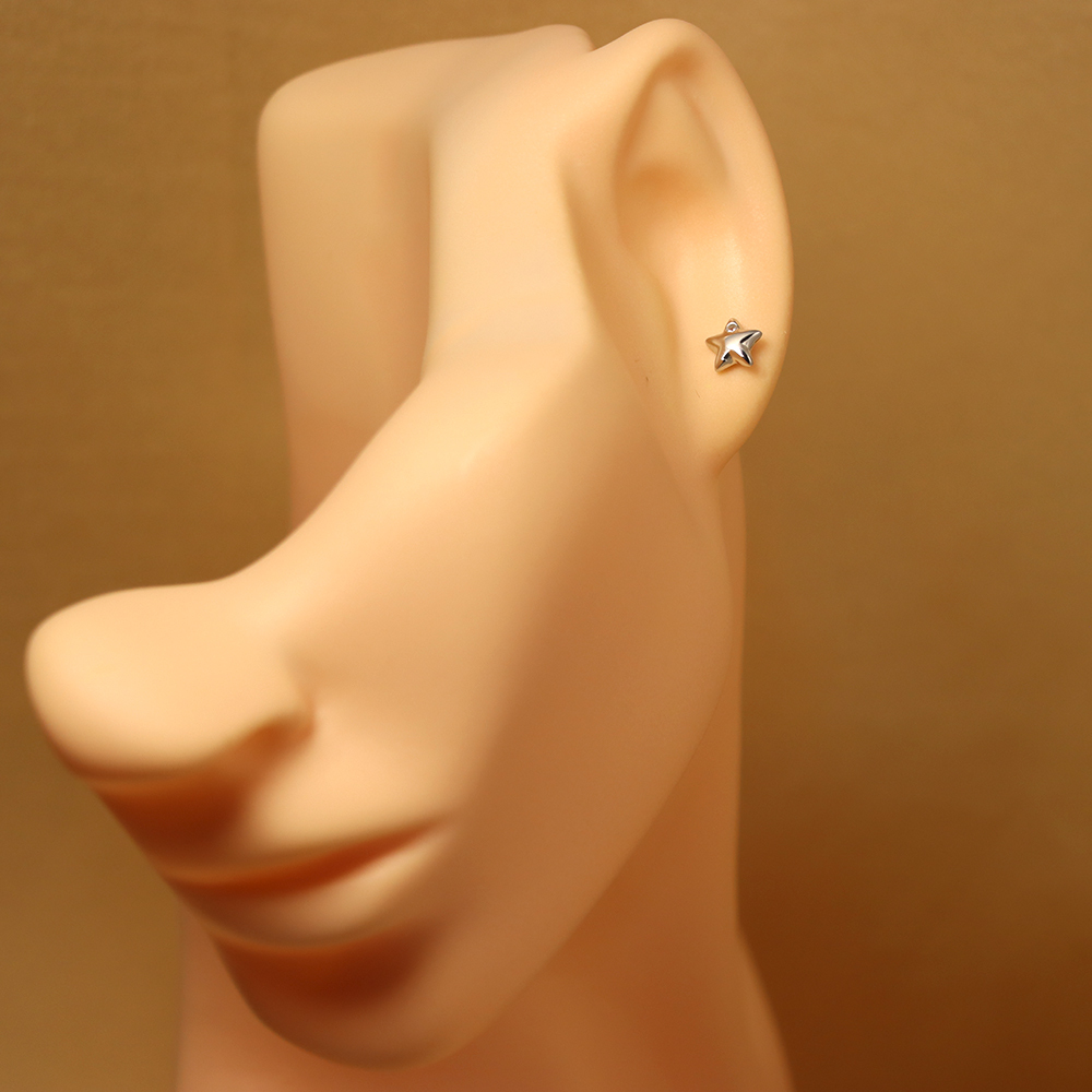 S925 Sterling Silver Mini Star Stud Earrings
