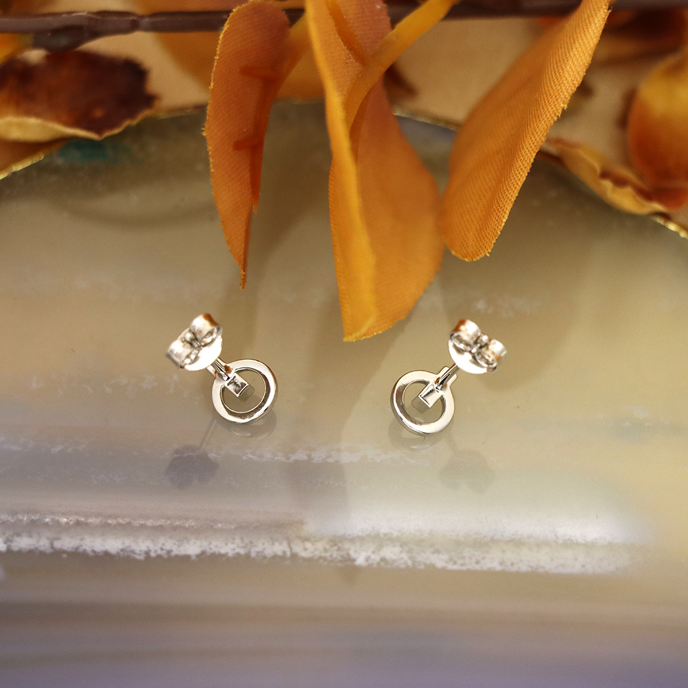 S925 Sterling Silver Diamond-Studded Earrings - Valentine's Day Gift