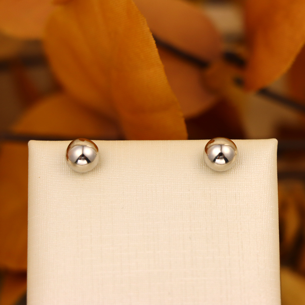 S925 Sterling Silver Bubble Stud Earrings for Women