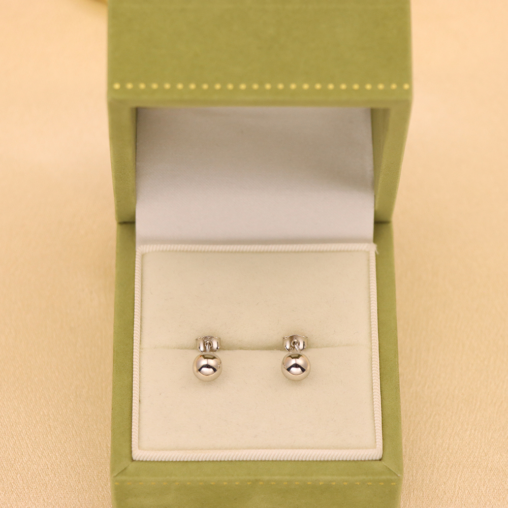 S925 Sterling Silver Bubble Stud Earrings for Women