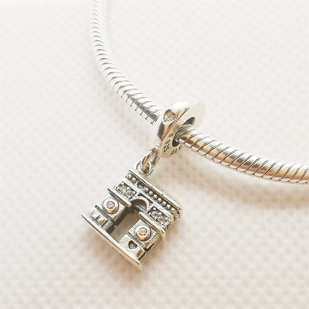 Pandora Charm Sterling Silver ALE S925 NOTRE DAME DANGLE