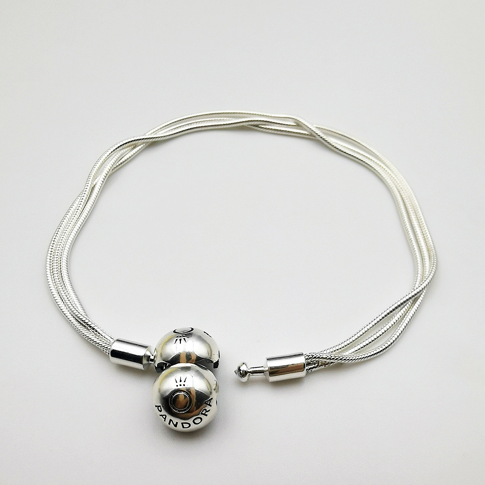 Pandora Moments Multi Snake Chain Bracelet ALE S925