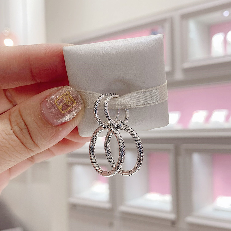 Pandora Schmuck Damen-Ohrringe Silber für Charms