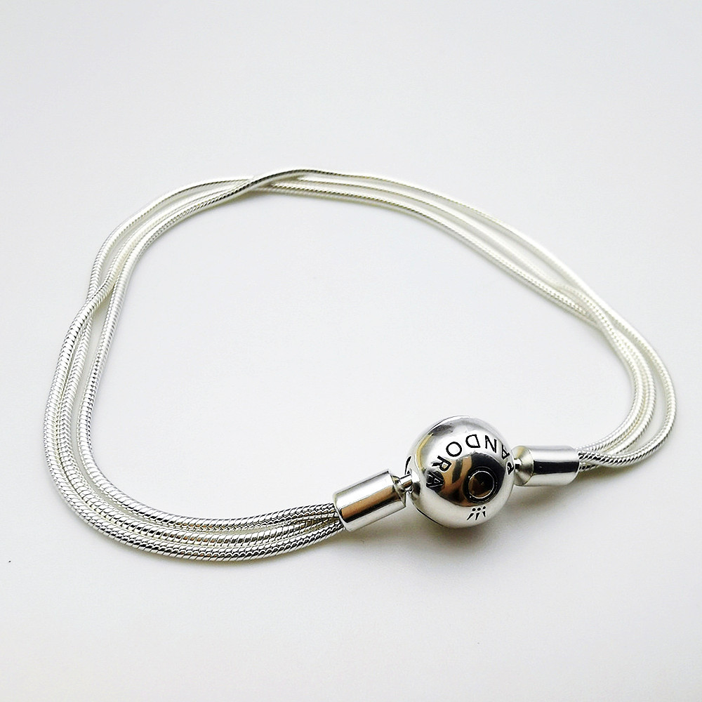 Pandora Moments Multi Snake Chain Bracelet ALE S925