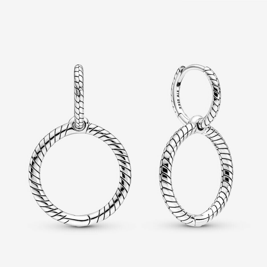 Pandora Schmuck Damen-Ohrringe Silber für Charms