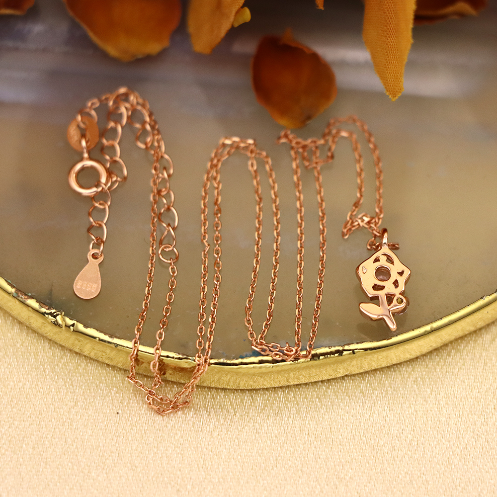 S925 Sterling Silver Princess Bella Necklace for Women