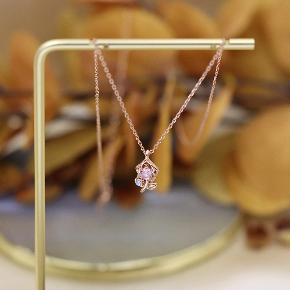 S925 Sterling Silver Princess Bella Necklace for Women
