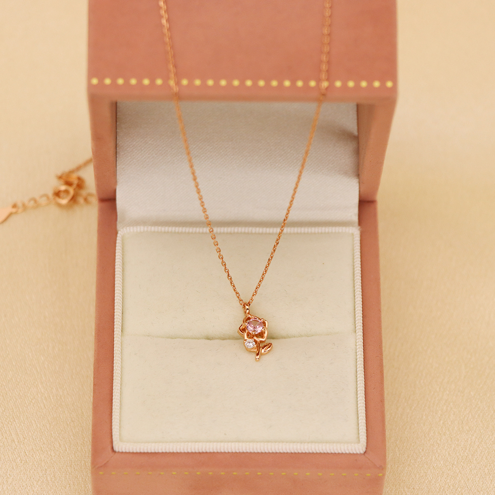 S925 Sterling Silver Princess Bella Necklace for Women