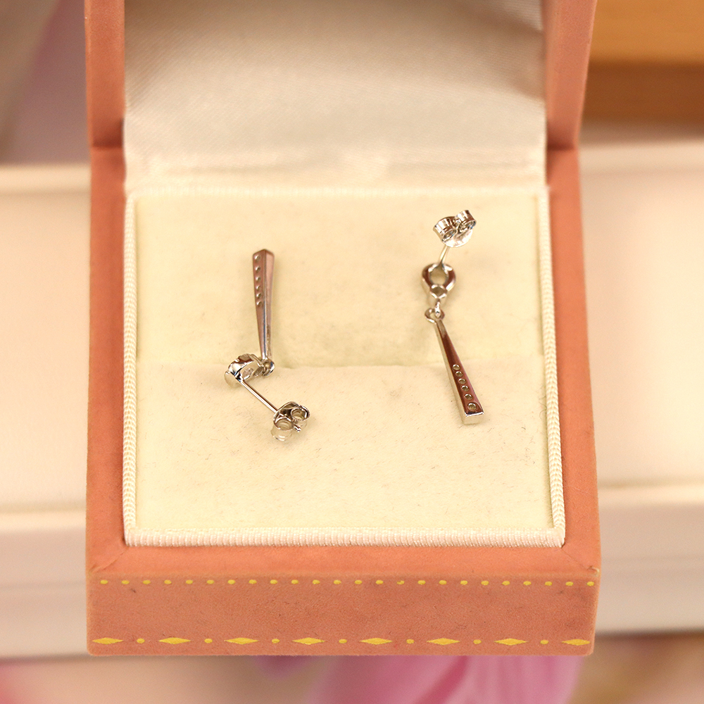 Round Diamond Drop Earrings, S925 Sterling Silver Pavé Circle Earrings, Versatile Sparkling Jewelry, Timeless Dangle Gift