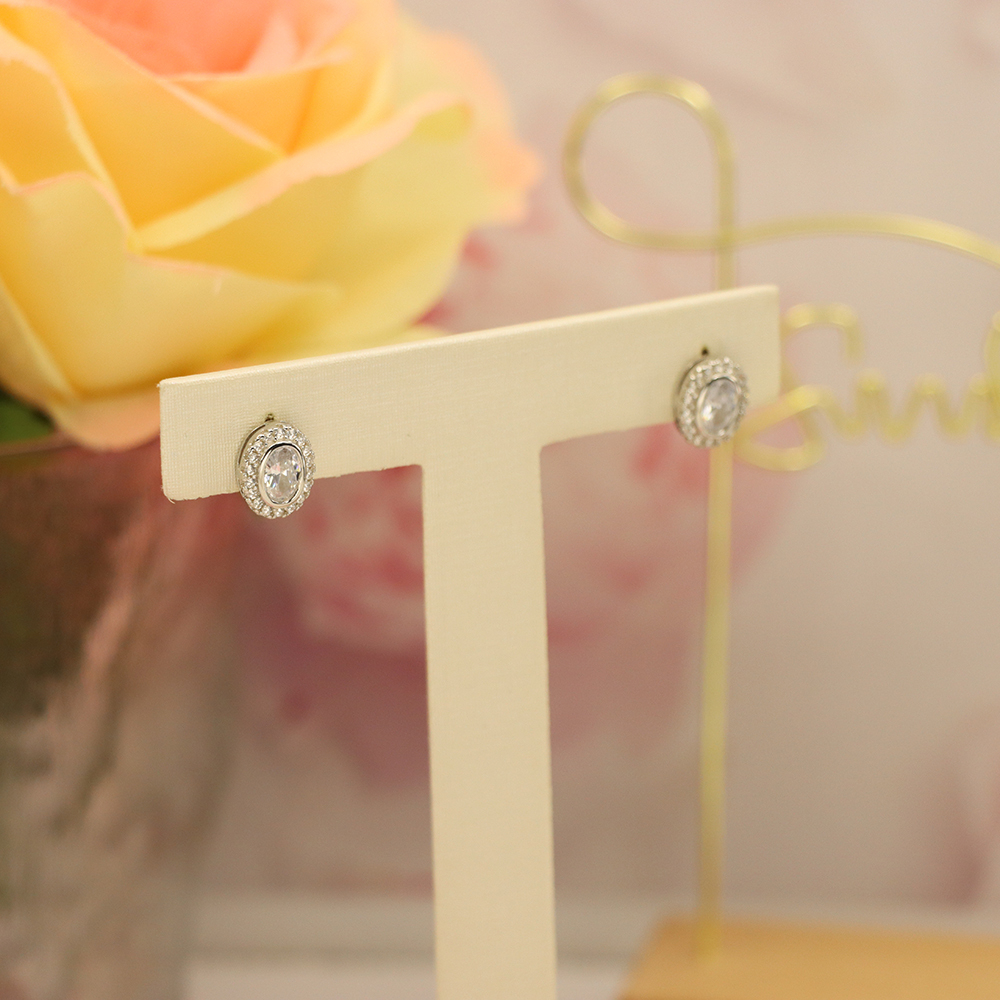 Dainty Oval Ear Studs, S925 Sterling Silver, Minimalist Elegance, Lightweight Luxury, Gift for Her