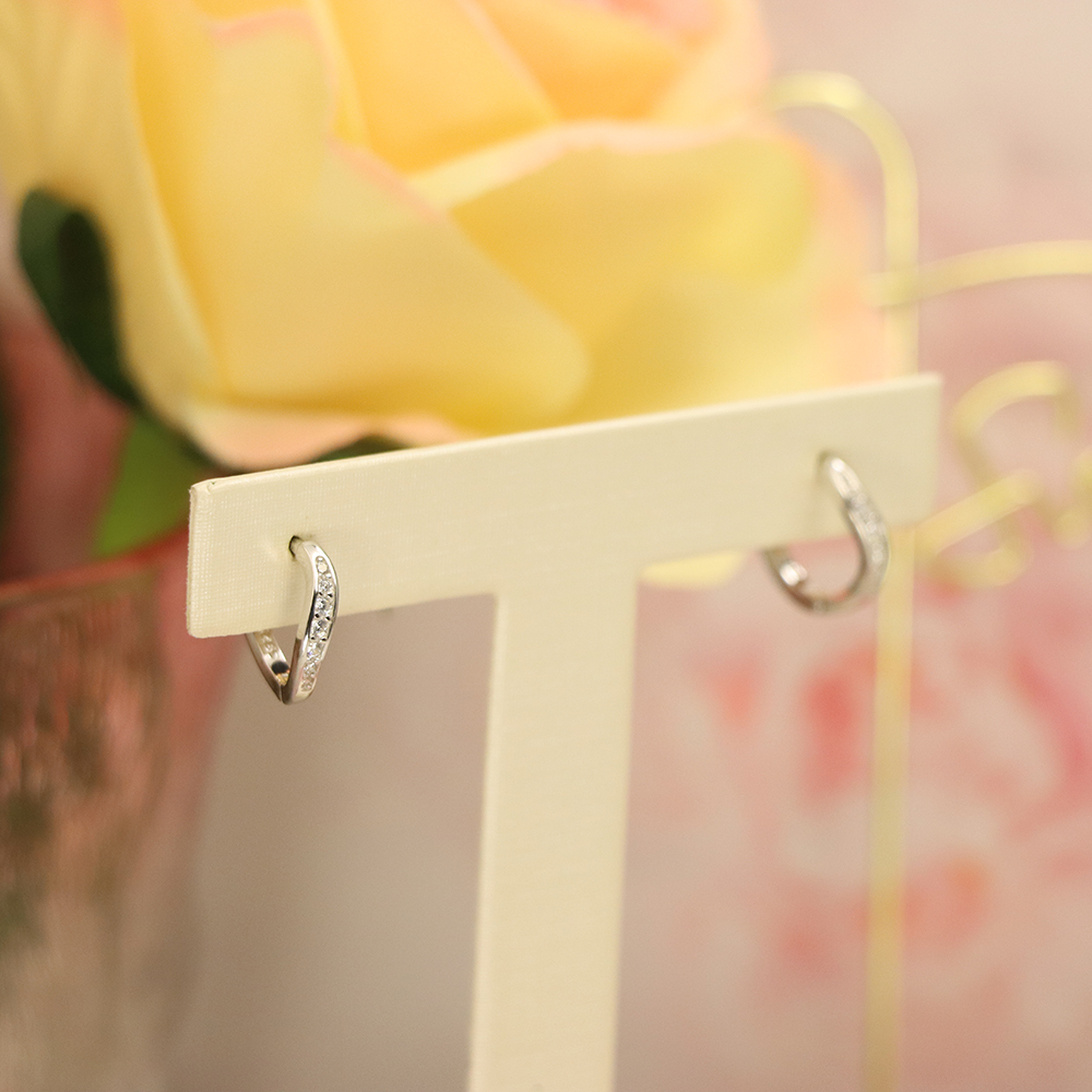Sparkling Ear Cuff No Piercing, S925 Sterling Silver Zircon Body Jewelry, Dainty Modern Gift for Women & Girls