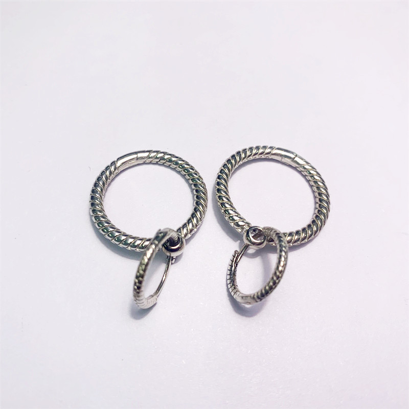 Pandora Schmuck Damen-Ohrringe Silber für Charms