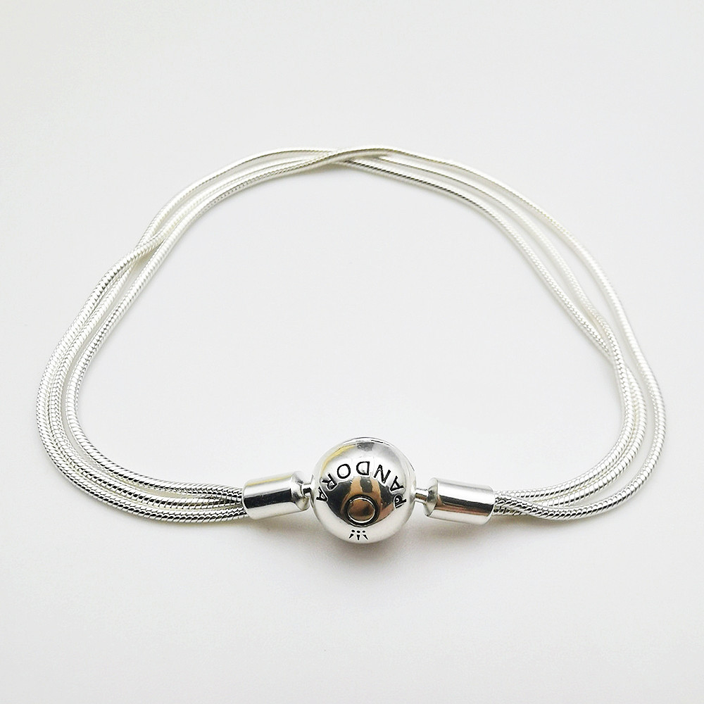 Pandora Moments Multi Snake Chain Bracelet ALE S925