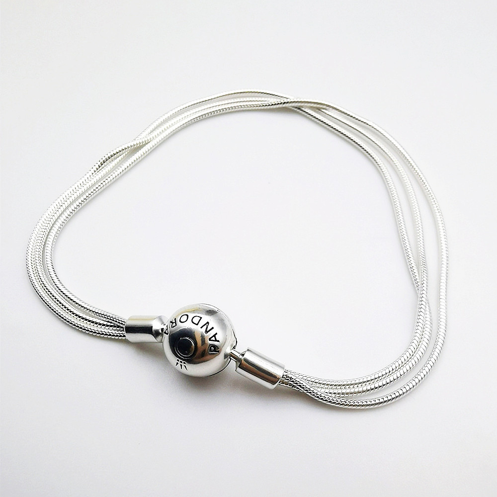 Pandora Moments Multi Snake Chain Bracelet ALE S925