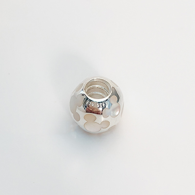 AUTHENIC Pandora  Pearlescent Mickey Silhouettes