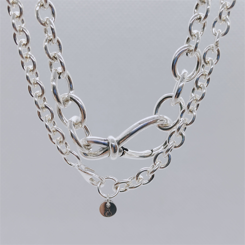 Pandora NECKLACE CHUNKY INFINITY KNOT CHAIN -50CM