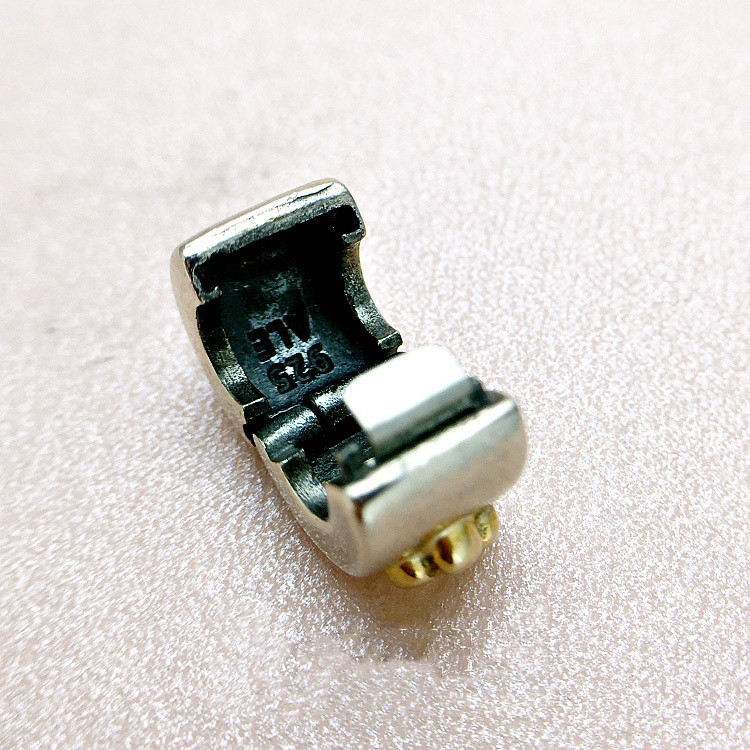 Pandora silver GOLD FLOWER CLIP STOPPER Charm
