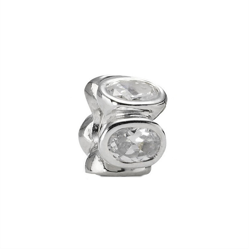 Pandora Oval Lights Clear CZ Charm Retired