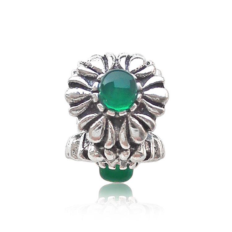 Pandora Birthstone Blooms May Green Chrysoprase Charm ALE 925