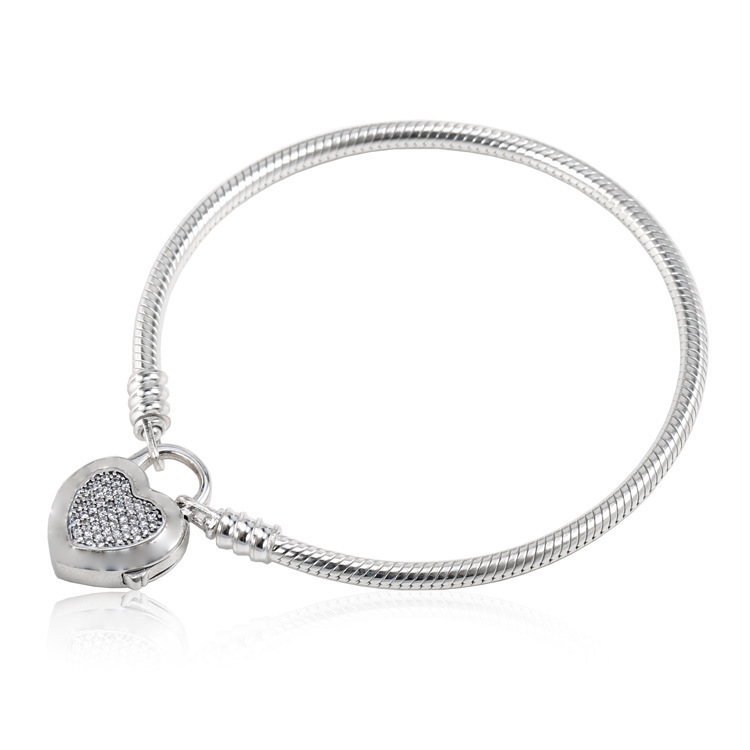 Pandora Regal Heart Padlock Bracelet
