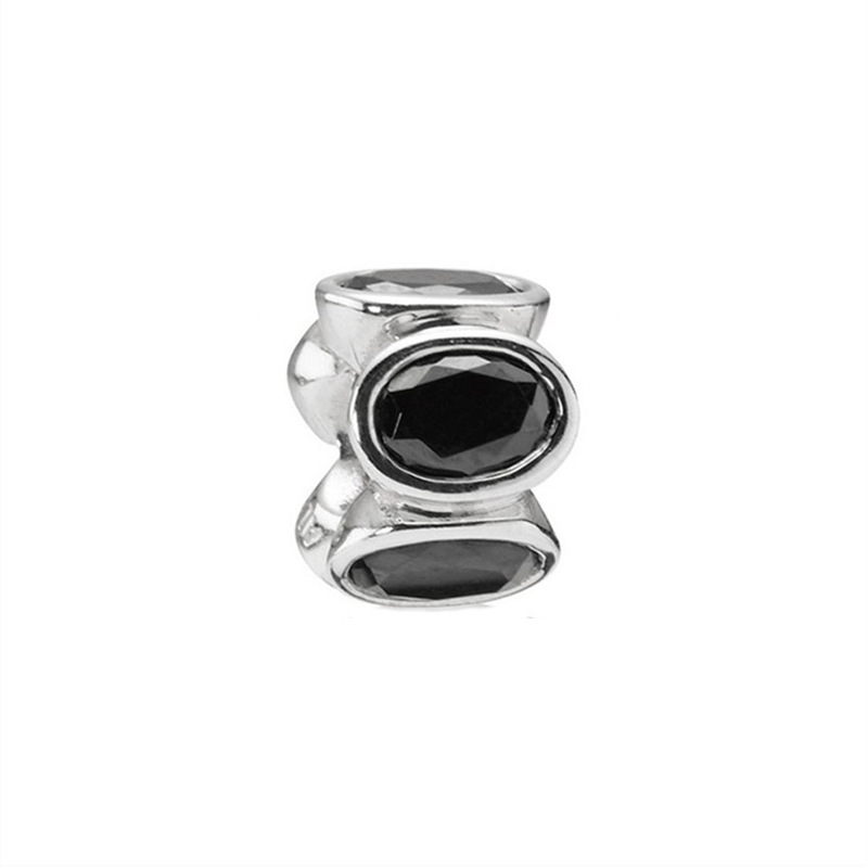 Pandora Black Oval Lights Charm ALE 925