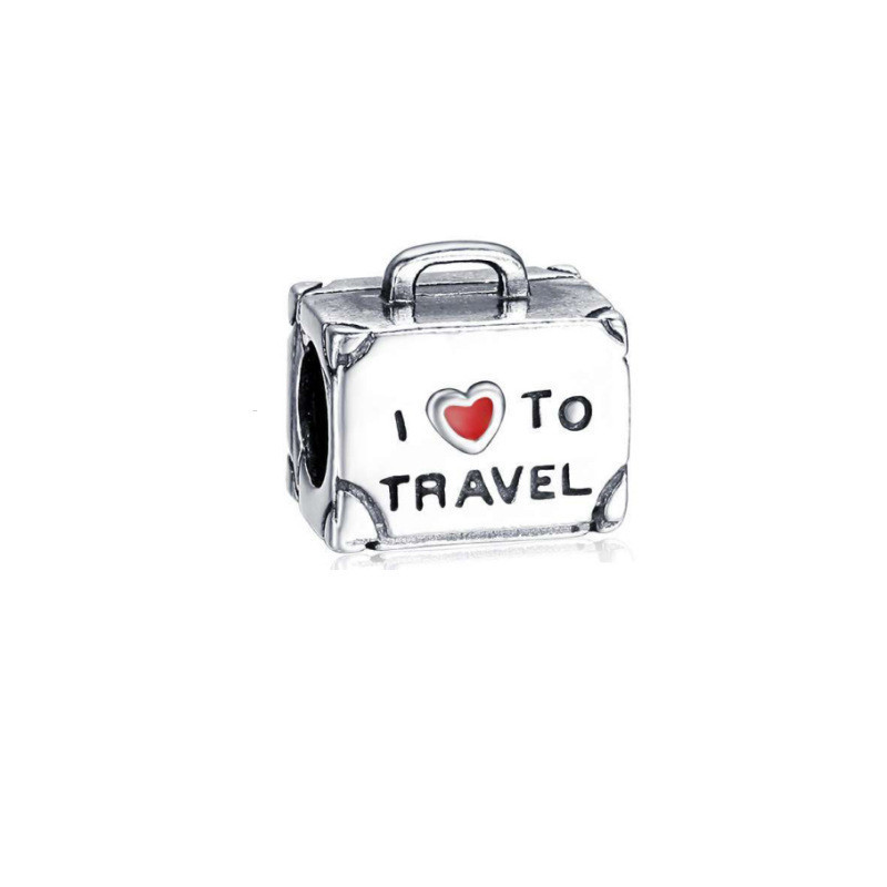 Pandora I LOVE TO TRAVEL SUITCASE LIMITED EDITION SILVER CHARM