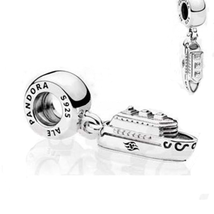 S925 ALE Pandora Parks Exclusive Cruise Ship Charm Bead