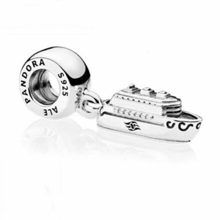 S925 ALE Pandora Parks Exclusive Cruise Ship Charm Bead