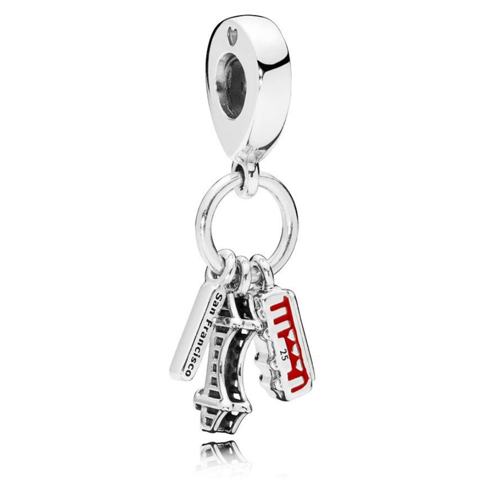 pandora silver charm san francisco highlights dangle