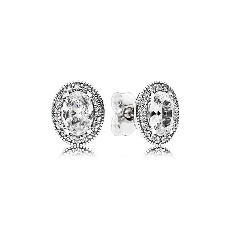 Pandora Vintage Elegance Stud Earrings - S925 ALE