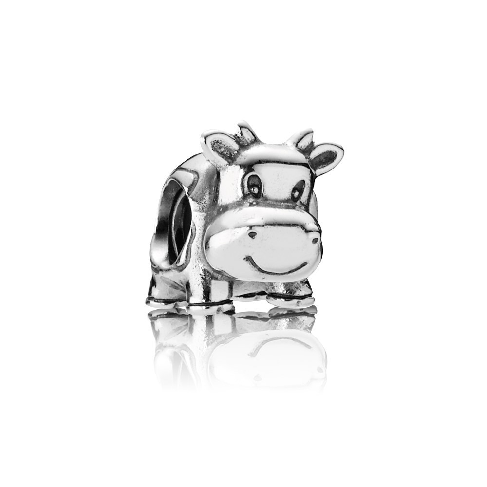 Pandora Silver COW Animal Charm