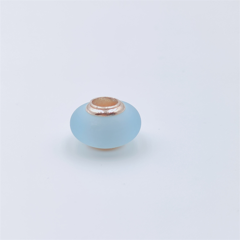 Mattblaues Murano-Glas PANDORA Charm