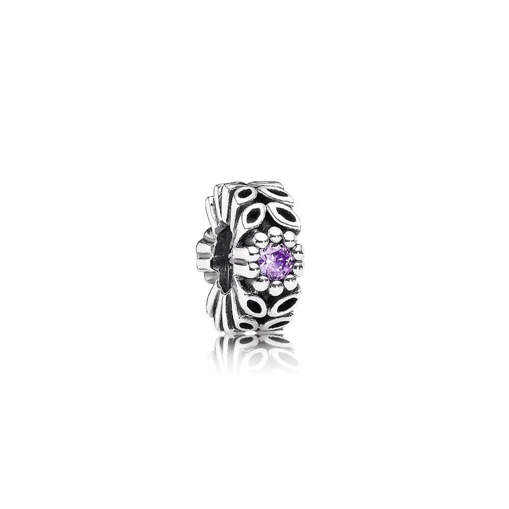 pandora purple sparkling forest spacer ref s925 ale discontinued
