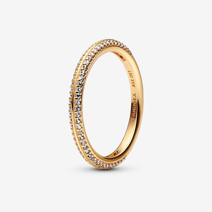 Pandora ME Ring Three Cmbination Finger Set Gold