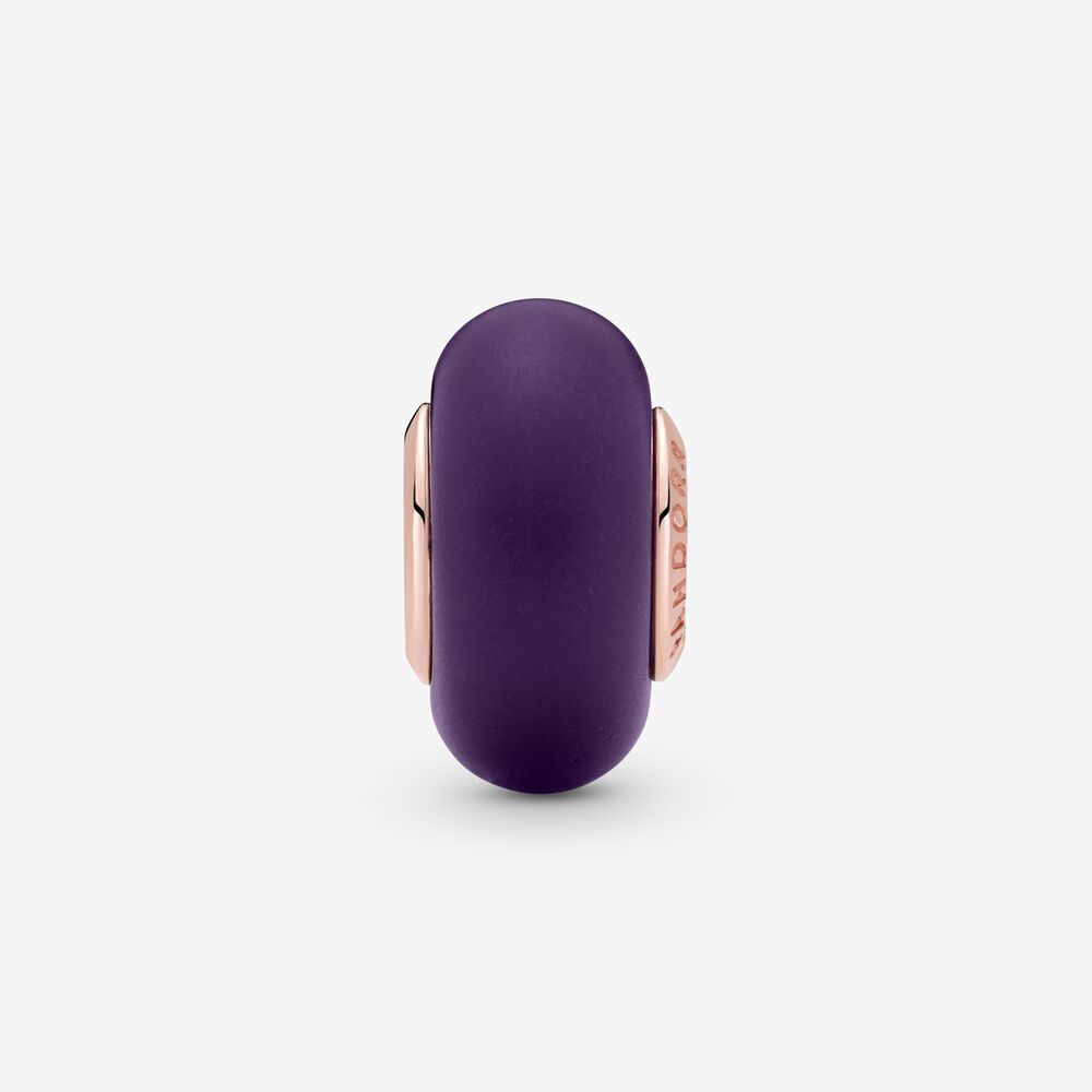 Mattes Violettes Murano-Glass PANDORA Charm