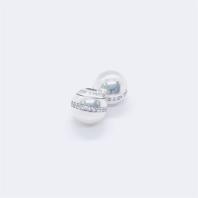 Pandora Open Bangle Shimmering End Caps Sparkly RRP ALE