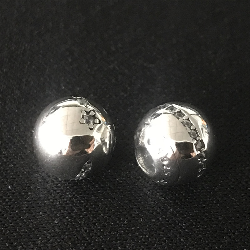 Pandora Open Bangle Shimmering End Caps Sparkly RRP ALE