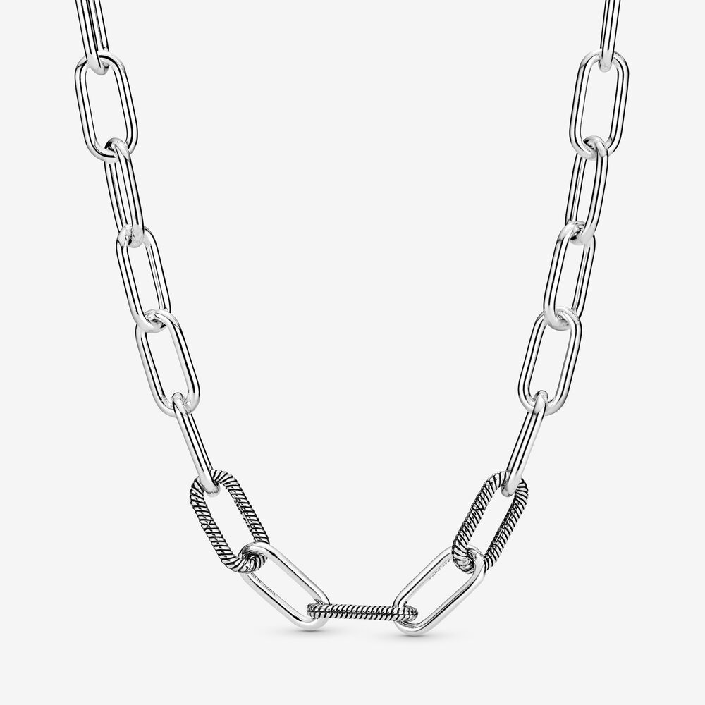 pandora silver s925 me link hinge necklace