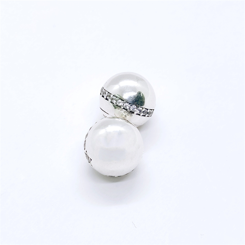 Pandora Open Bangle Shimmering End Caps Sparkly RRP ALE